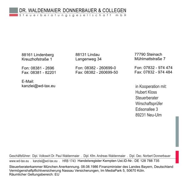 Dr. Waldenmaier Donnerbauer & Partner